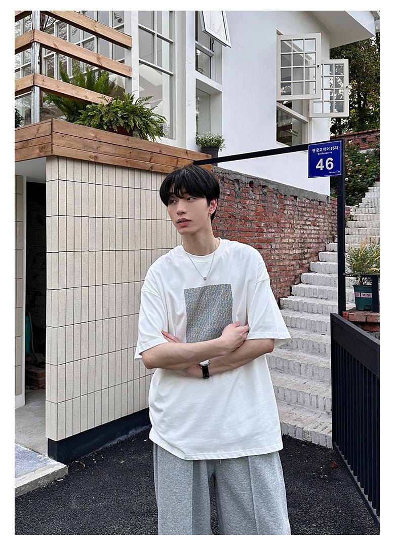 Printed short sleeve T-shirt OR2936 - ORUN
