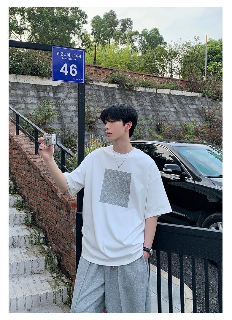 Printed short sleeve T-shirt OR2936 - ORUN
