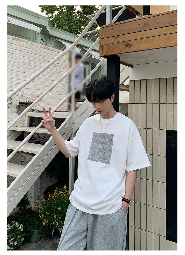 Printed short sleeve T-shirt OR2936 - ORUN