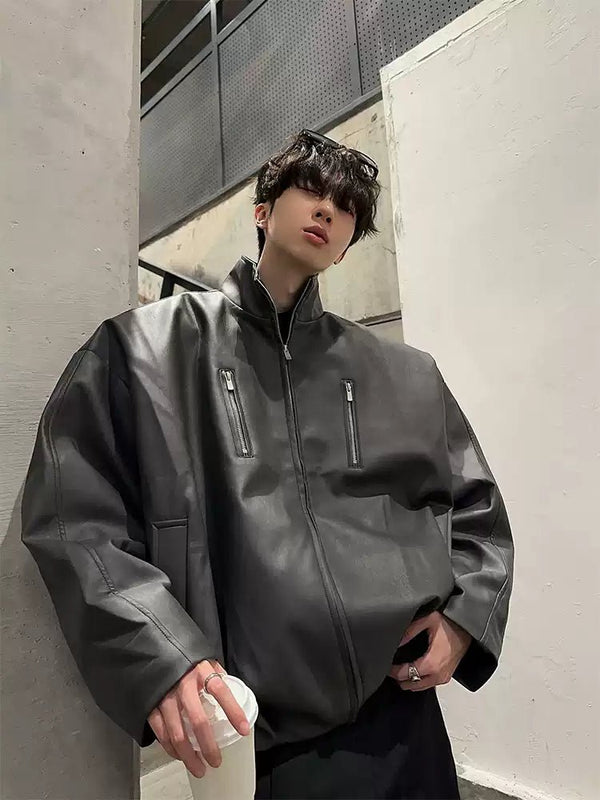 PU leather jacket OR3970