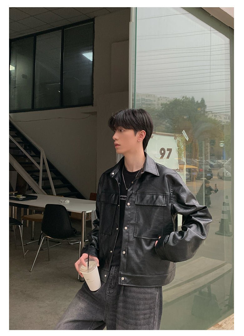 PU leather jacket OR4191 - ORUN