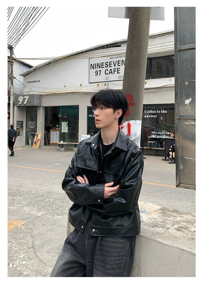 PU leather jacket OR4191 - ORUN