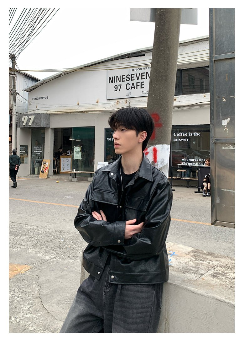 PU leather jacket OR4191 - ORUN
