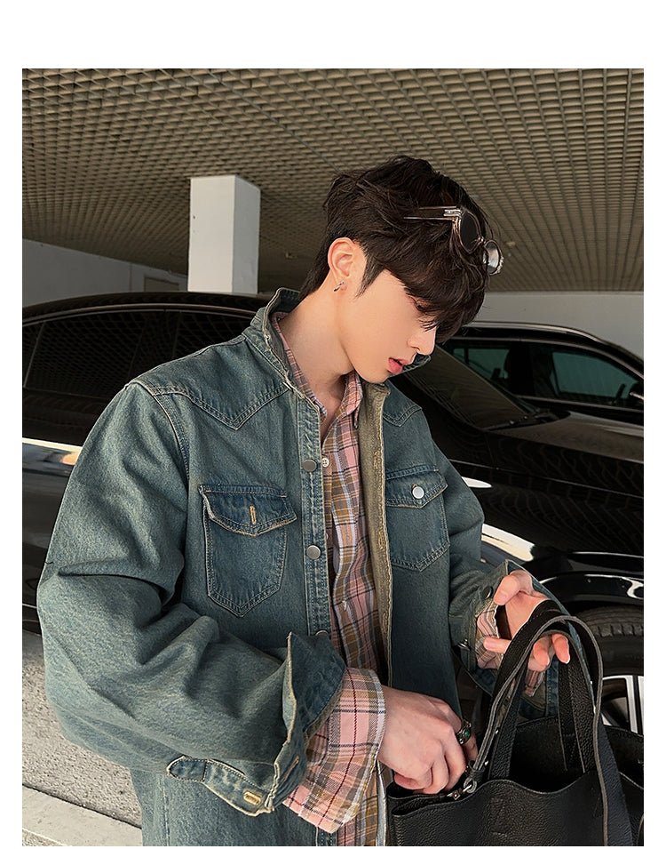 Retro denim jacket OR4159 - ORUN