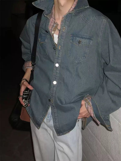 Retro denim jacket OR4159 - ORUN