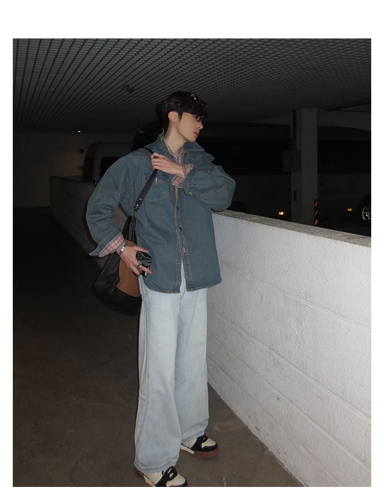 Retro denim jacket OR4159 - ORUN