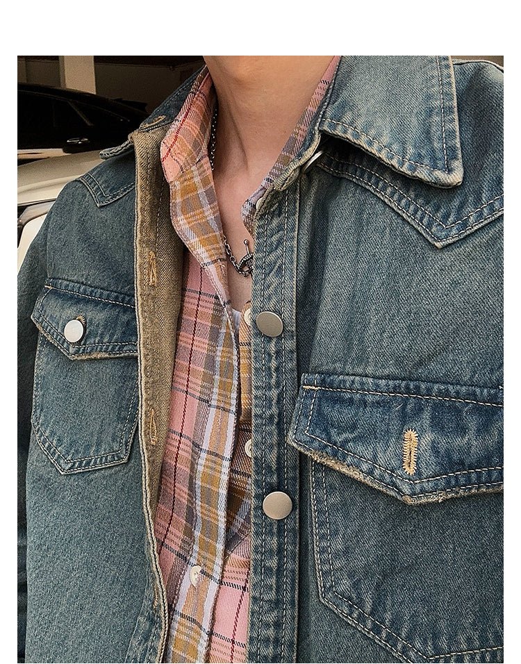 Retro denim jacket OR4159 - ORUN