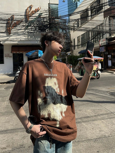 Retro short sleeve T-shirt OR4219 - ORUN