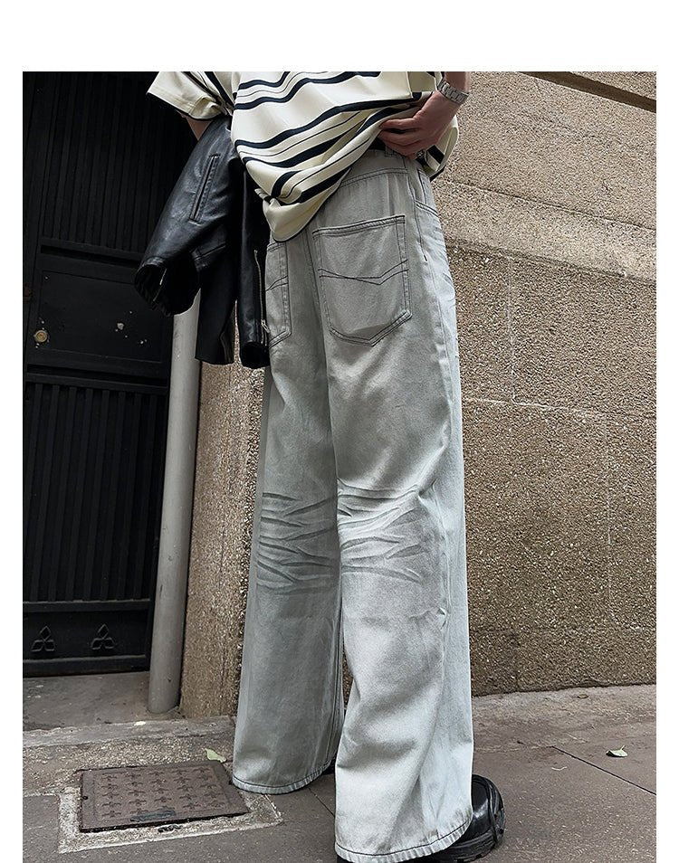 Retro straight denim pants OR4225 - ORUN