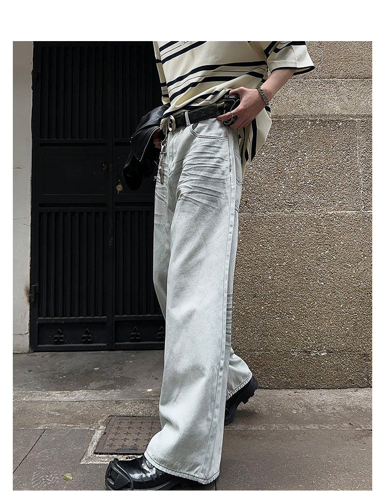 Retro straight denim pants OR4225 - ORUN
