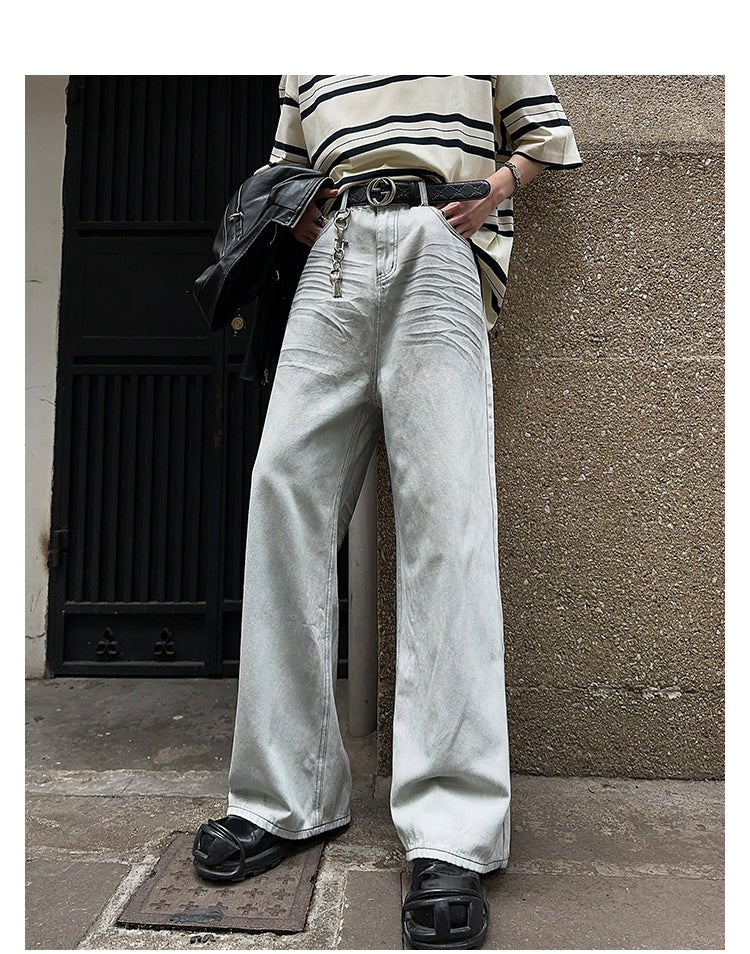Retro straight denim pants OR4225 - ORUN