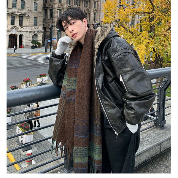 【リバーシブル】Reversible fur leather jacket OR4011