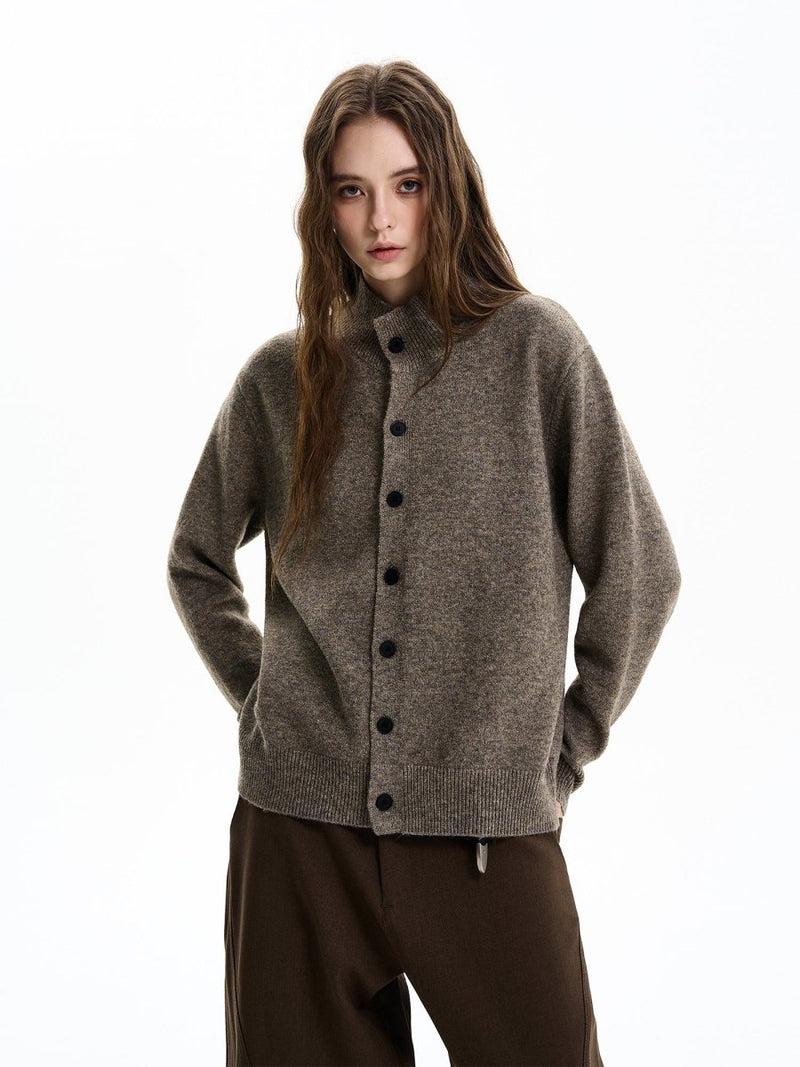 Round neck knit cardigan OR4616 - 韓国メンズファッション通販 - ORUN - 