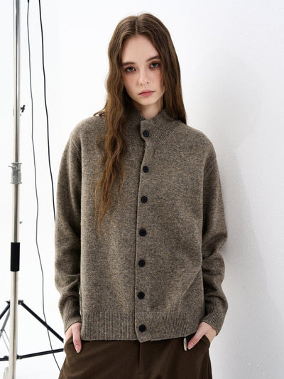 Round neck knit cardigan OR4616 - 韓国メンズファッション通販 - ORUN - 