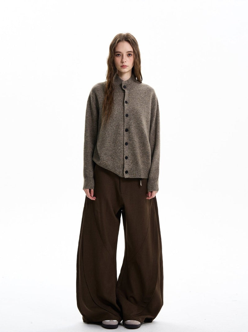 Round neck knit cardigan OR4616 - 韓国メンズファッション通販 - ORUN - 