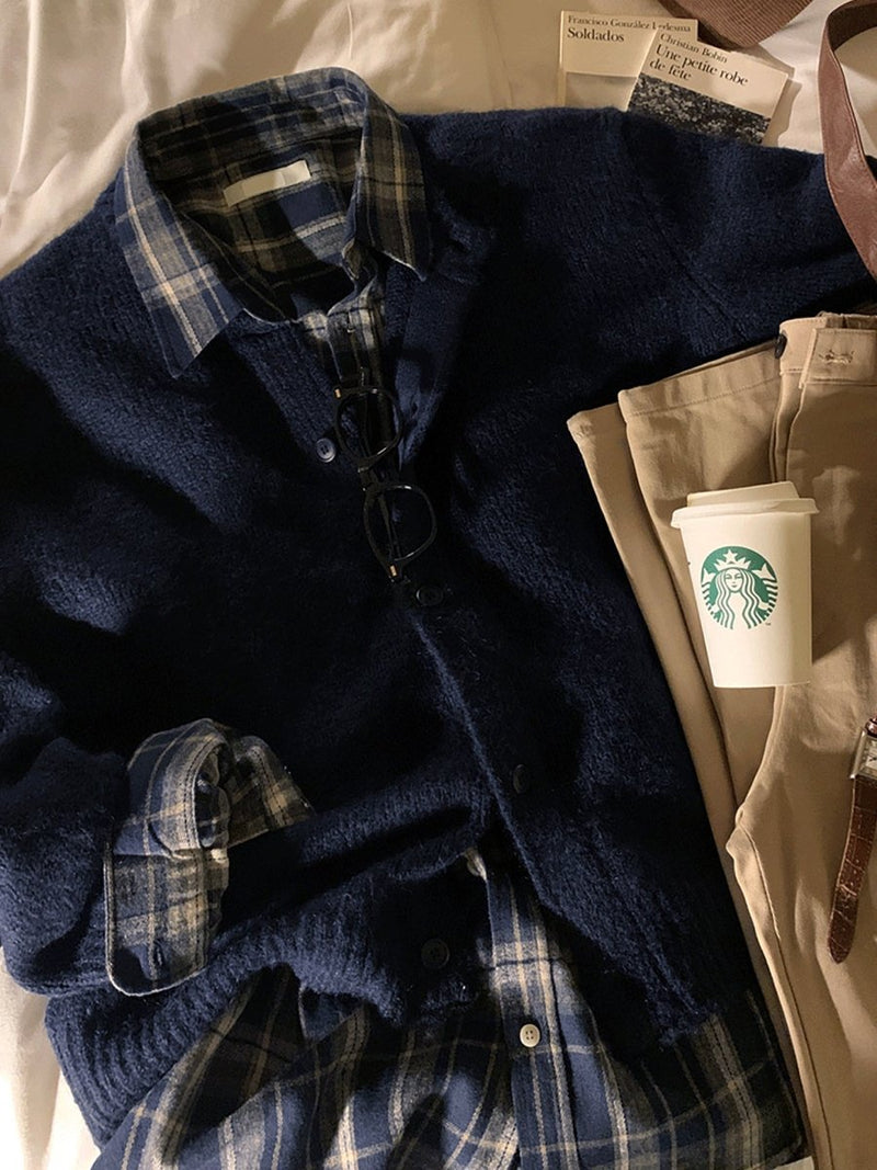 Round neck knit sweater OR4817 - 韓国メンズファッション通販 - ORUN - 