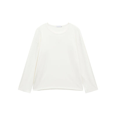 Round neck plain long sleeve T-shirt OR4655 - 韓国メンズファッション通販 - ORUN - 
