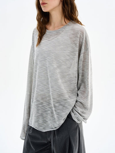 Sheer long - sleeved T-shirt OR4611 - 韓国メンズファッション通販 - ORUN - 