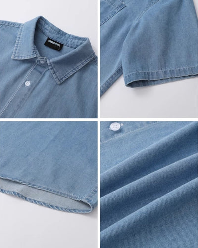 サマーデニムシャツ / SHIRT OR4524 - 韓国メンズファッション通販 - ORUN - 
