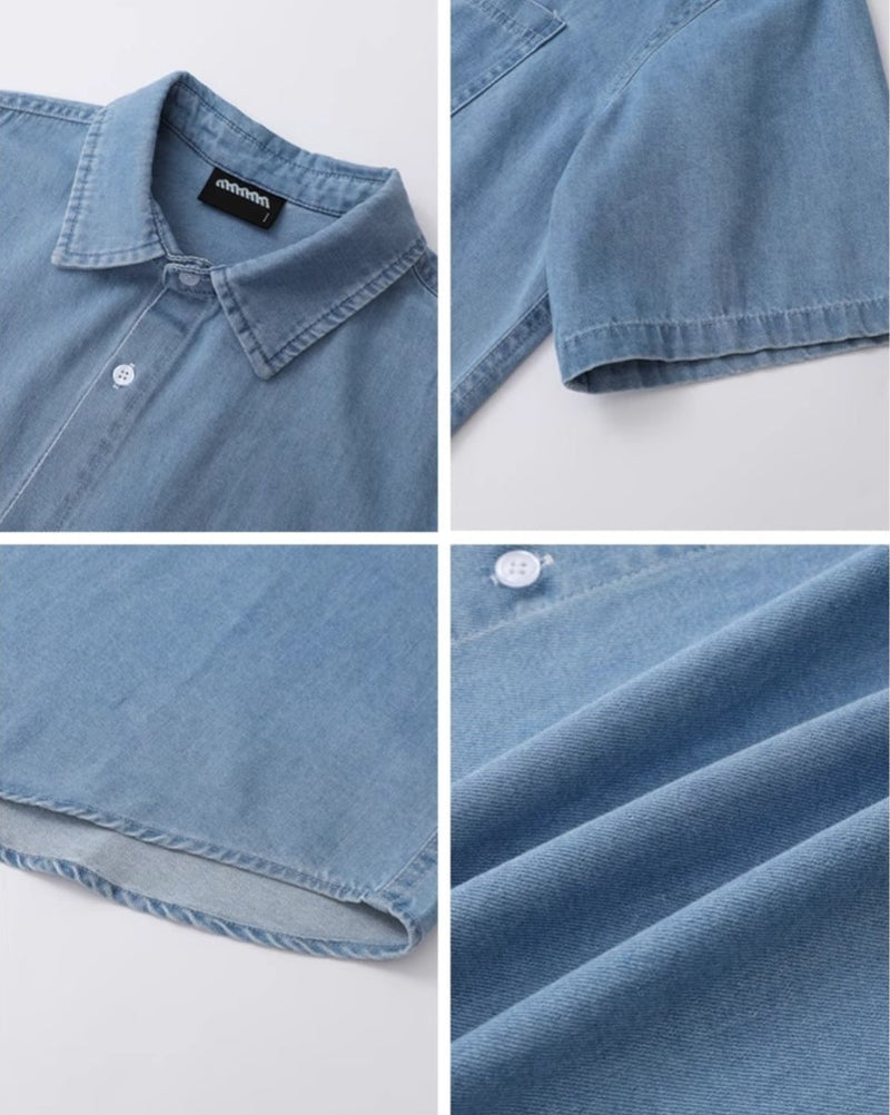 サマーデニムシャツ / SHIRT OR4524 - 韓国メンズファッション通販 - ORUN - 