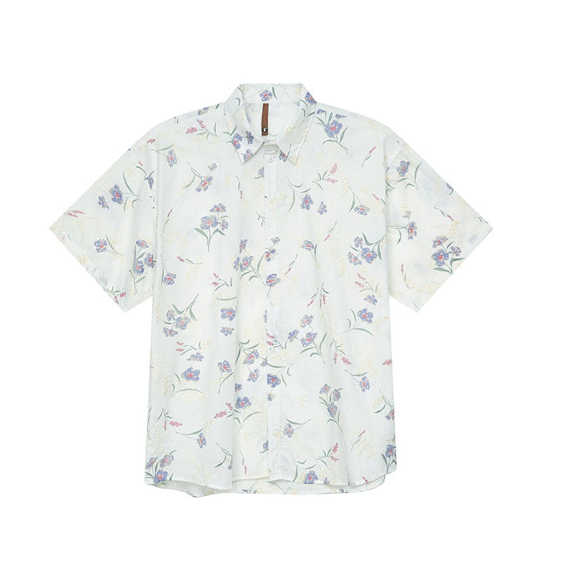 Short sleeve floral shirt OR2863 - ORUN