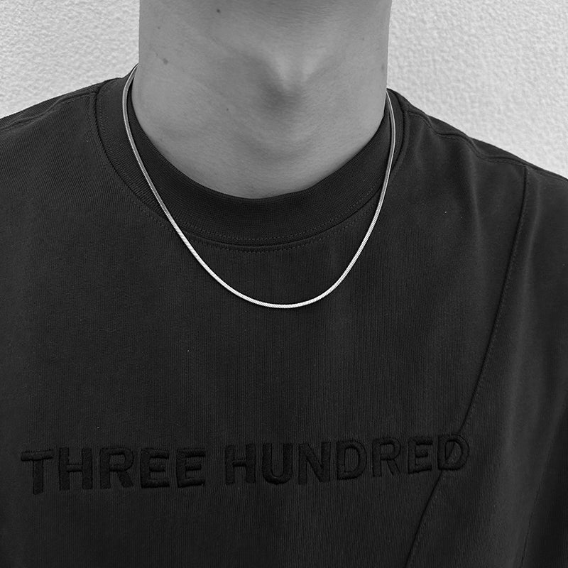 Snake bone chain titanium necklace OR3009 - ORUN