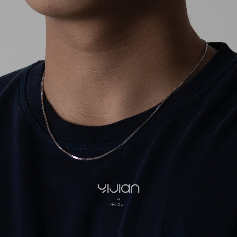 Snake bone chain titanium necklace OR3009 - ORUN