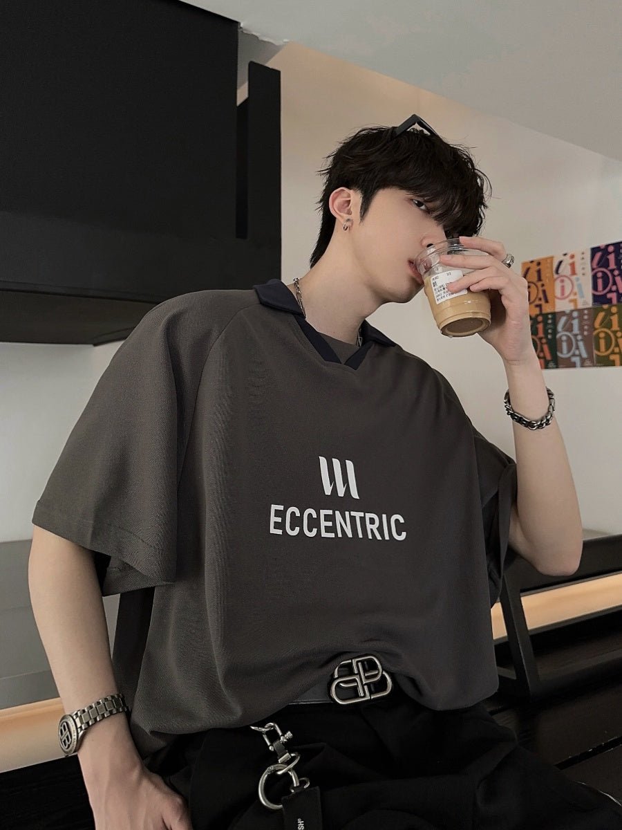 Sporty polo shirt OR3057 – 韓国メンズファッション通販 - ORUN -