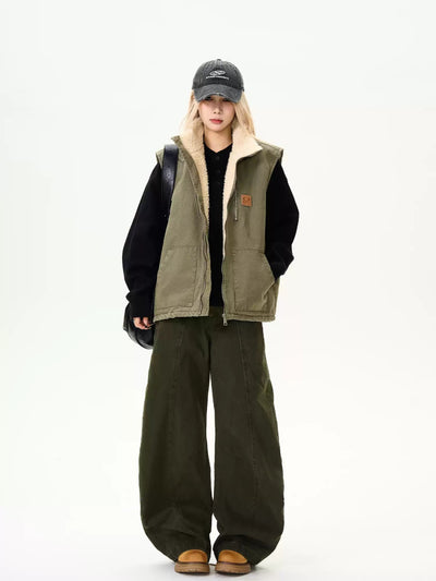 Stand collar cotton vest jacket OR3941 - ORUN