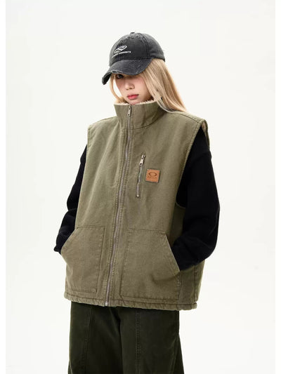 Stand collar cotton vest jacket OR3941 - ORUN