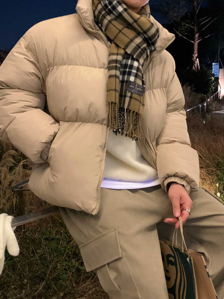 Stand collar down jacket OR3755 – 韓国メンズファッション通販 - ORUN -