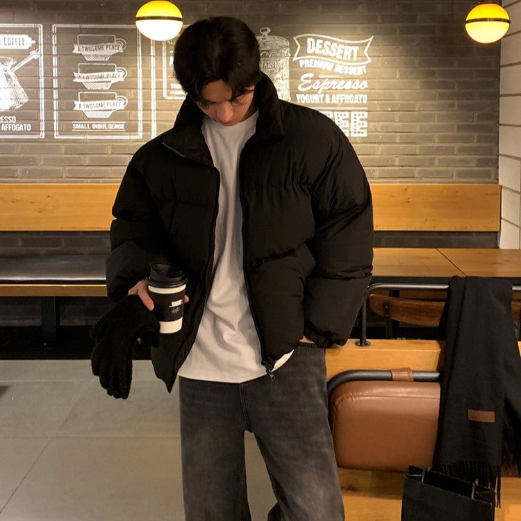 Stand collar down jacket OR3755 – 韓国メンズファッション通販 - ORUN -