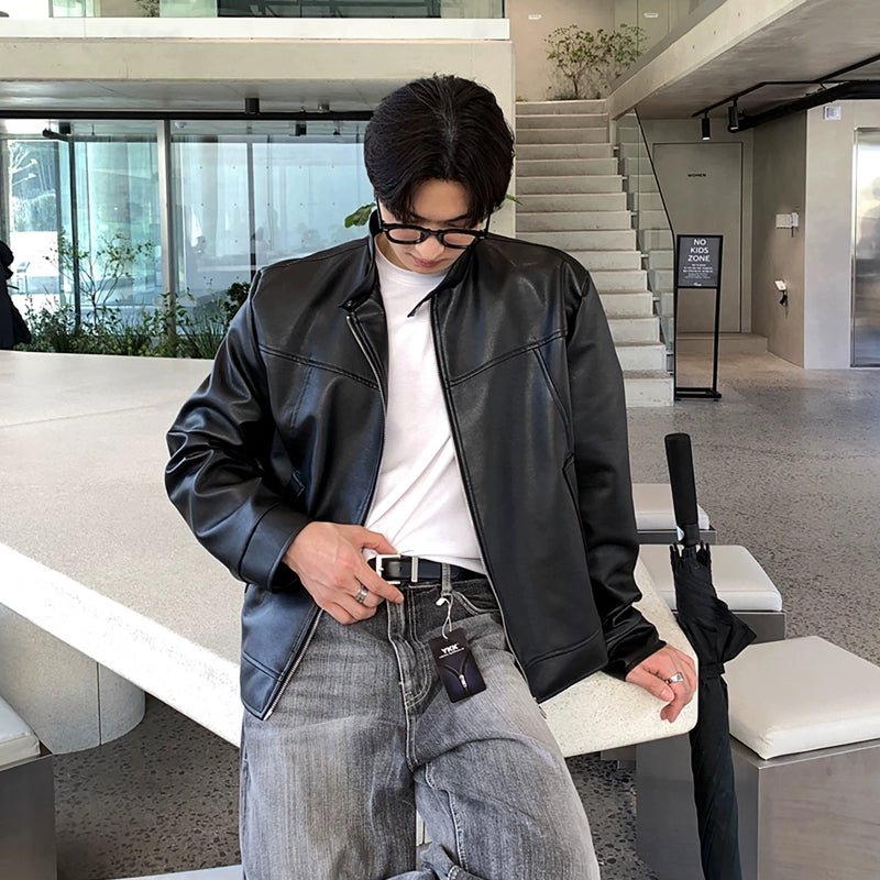 COOKJEANS レザージャケット レザージャケット メンズ PU レザー フード パーカー フード