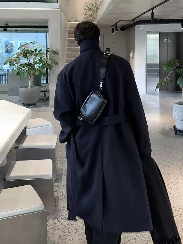 Stand collar long coat OR3992 – 韓国メンズファッション通販 Stand collar long coat OR3992 – 韓国メンズファッション通販