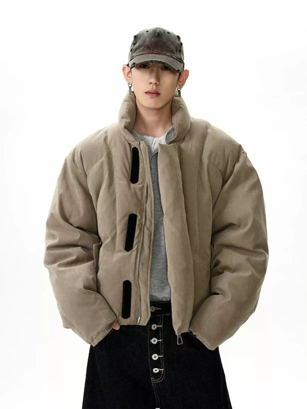 Stand collar thick jacket OR3849
