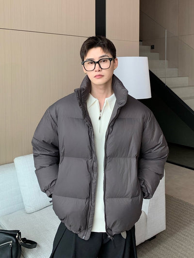 Stand Collar White Duck Down Jacket OR4812 - 韓国メンズファッション通販 - ORUN - 