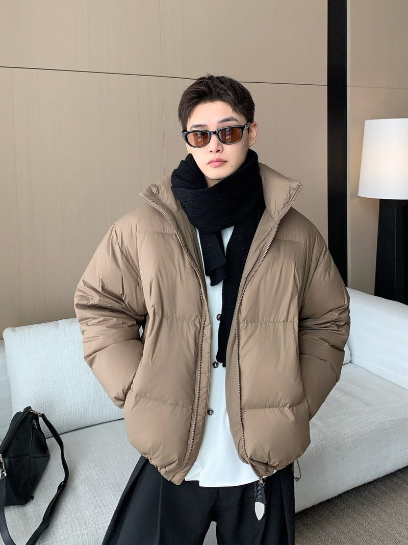 Stand Collar White Duck Down Jacket OR4812 - 韓国メンズファッション通販 - ORUN - 