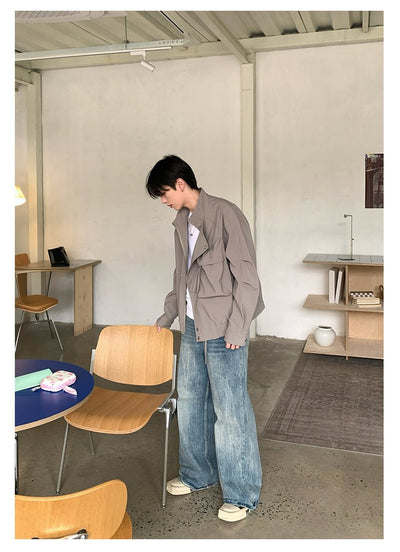Stand collar work jacket OR4198 - ORUN