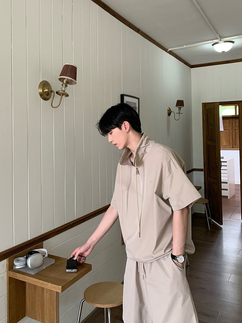 Stand - up collar polo shirt setup OR3285 - ORUN