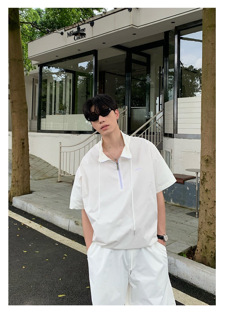 Stand - up collar polo shirt setup OR3285 - ORUN