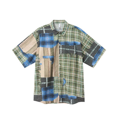 Stitch plaid shirt OR2941 - ORUN