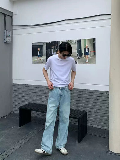 Straight denim pants OR4239 - ORUN