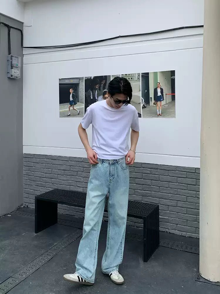Straight denim pants OR4239 - ORUN