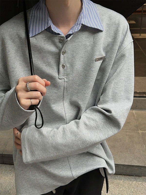 Striped shirt sweatshirt OR3468