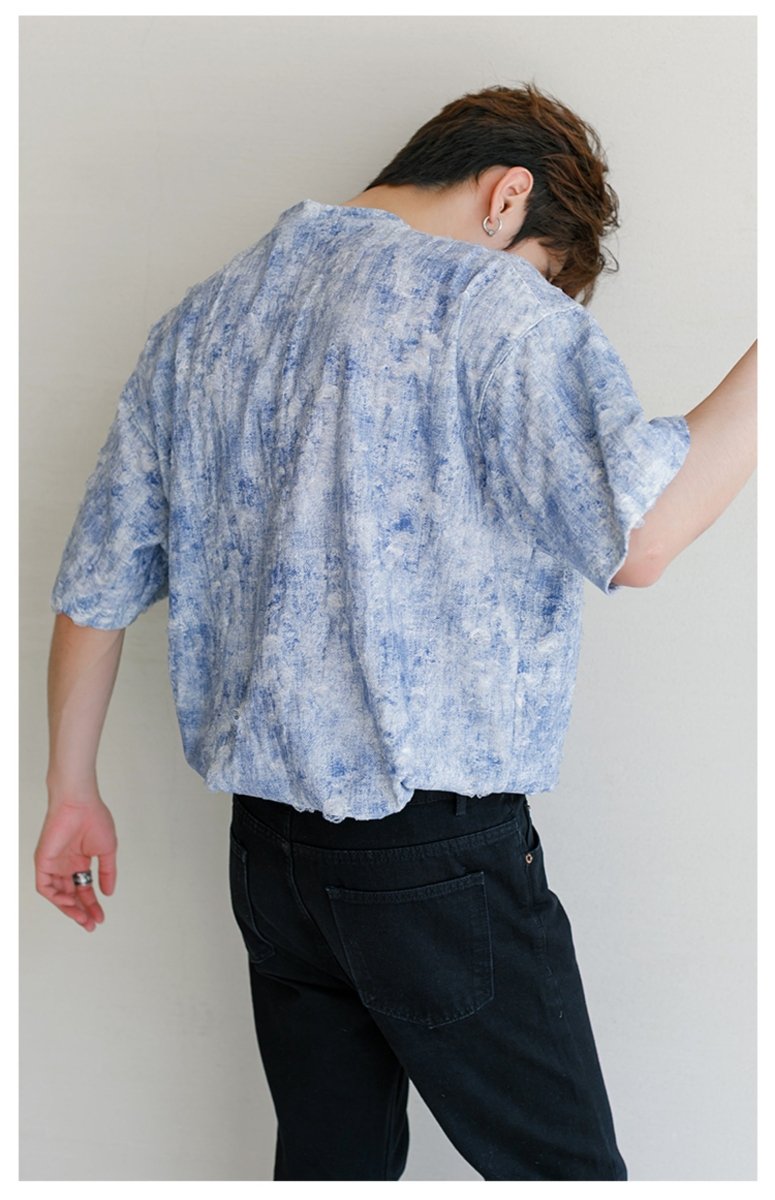 Summer color marble T-shirt OR2992 - ORUN