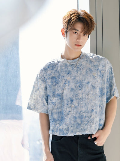 Summer color marble T-shirt OR2992 - ORUN