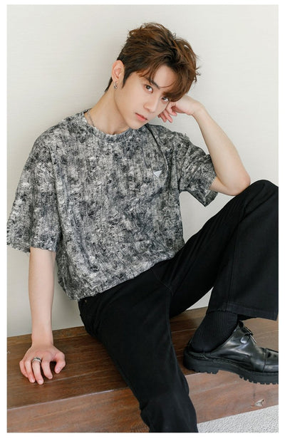 Summer color marble T-shirt OR2992 - ORUN