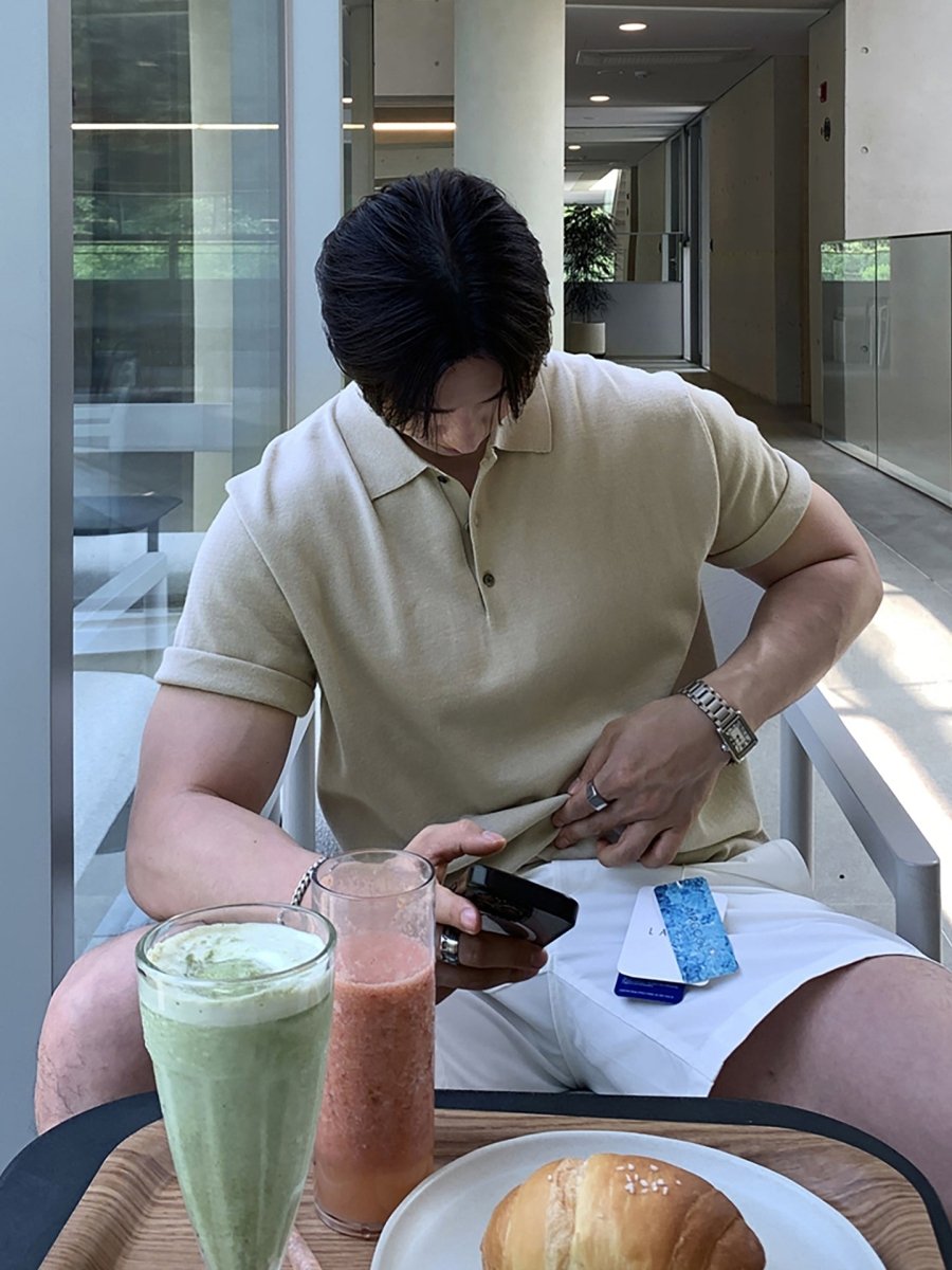 サマーニットポロシャツ メンズ｜Summer Knit POLO OR4449 – 韓国