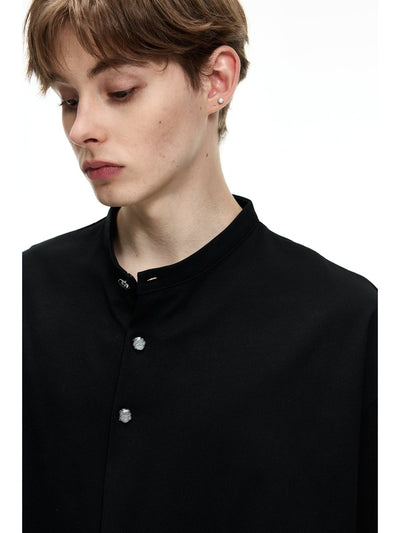 モダンバンドカラービッグシルエットTシャツ メンズ / Modern Band Collar OR4420 - 韓国メンズファッション通販 - ORUN - 