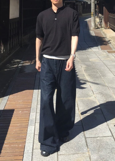 ヘンリーネックニットT NS - 003 - 韓国メンズファッション通販 - ORUN - 